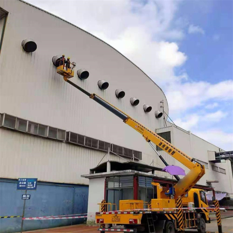 舟山普陀高空作业车出租服务：专业广告牌安装解决方案