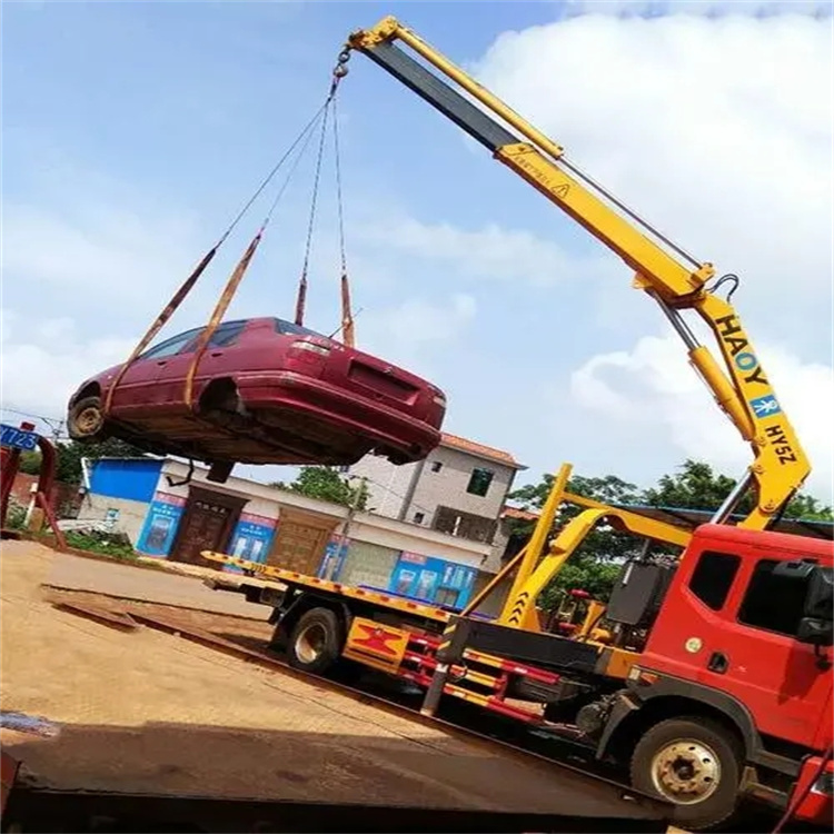 舟山普陀吊车吊汽车的正确方法